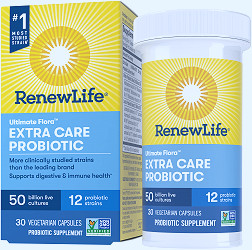 Amazon.com: Renew Life Adult Probiotics, 50 Billion CFU Guaranteed,  Probiotic Supplement for Digestive & Immune Health, Shelf Stable, Gluten  Dairy & Soy Free, 30 Capsules : Health & Household